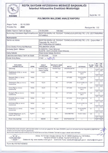 Bortek conta Hıfzı Sıhha